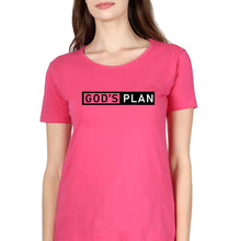 Load image into Gallery viewer, God&#39;s plan T-Shirt for Women-Pink-Ektarfa.online
