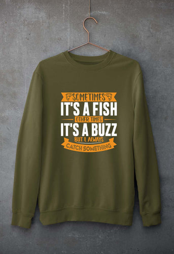 Fishing Unisex Sweatshirt for Men/Women-Olive Green-Ektarfa.online