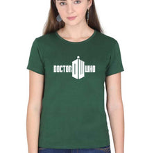 Load image into Gallery viewer, Doctor Who T-Shirt for Women-Dark Green-Ektarfa.online
