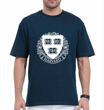 Load image into Gallery viewer, Harvard Oversized T-Shirt for Men-Petrol Blue-Ektarfa.online
