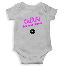 Load image into Gallery viewer, Smile U&#39;R On Camera Kids Romper For Baby Boy/Girl-Grey-Ektarfa.online
