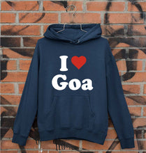 Load image into Gallery viewer, I Love Goa Unisex Hoodie for Men/Women-Navy Blue-Ektarfa.online
