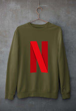 Load image into Gallery viewer, Netflix Unisex Sweatshirt for Men/Women-Olive Green-Ektarfa.online
