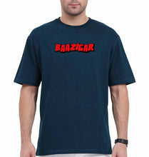 Load image into Gallery viewer, Baazigar Oversized T-Shirt for Men-Petrol Blue-Ektarfa.online
