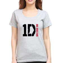 Load image into Gallery viewer, One Direction T-Shirt for Women-Grey Melange-Ektarfa.online
