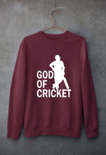 Load image into Gallery viewer, Sachin Tendulkar God Unisex Sweatshirt for Men/Women-Maroon-Ektarfa.online
