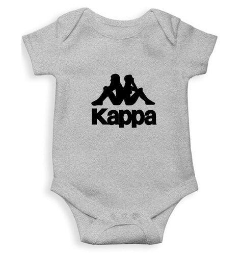 Kappa Kids Romper For Baby Boy/Girl-0-5 Months(18 Inches)-Grey-Ektarfa.online