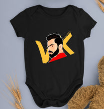 Load image into Gallery viewer, Virat Kohli Kids Romper For Baby Boy/Girl-Black-Ektarfa.online
