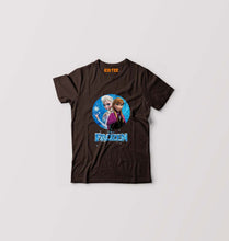 Load image into Gallery viewer, Frozen Elsa Kids T-Shirt for Boy/Girl-Coffee Brown-Ektarfa.online
