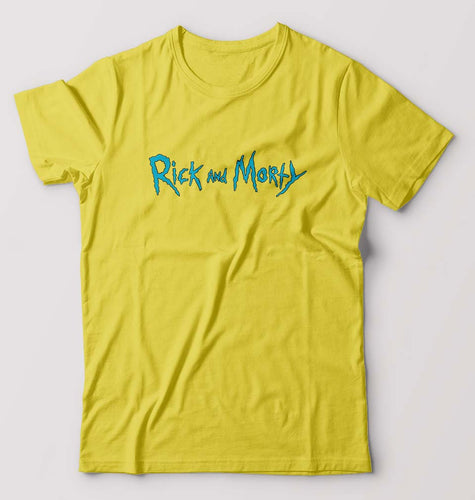 Rick and Morty T-Shirt for Men-Yellow-Ektarfa.online