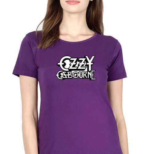 Ozzy Osbourne T-Shirt for Women-Purple-Ektarfa.online