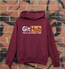 Load image into Gallery viewer, GitHub Unisex Hoodie for Men/Women-Maroon-Ektarfa.online
