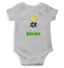 Load image into Gallery viewer, Richie Rich Kids Romper For Baby Boy/Girl-0-5 Months(18 Inches)-Grey-Ektarfa.online
