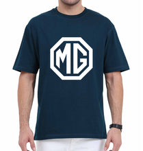 Load image into Gallery viewer, Morris Garages(MG) Oversized T-Shirt for Men-Petrol Blue-Ektarfa.online
