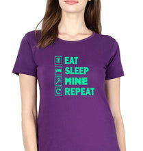Load image into Gallery viewer, Minecraft T-Shirt for Women-Purple-Ektarfa.online

