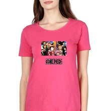 Load image into Gallery viewer, One Piece T-Shirt for Women-Pink-Ektarfa.online
