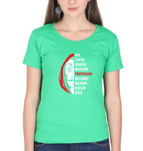 Load image into Gallery viewer, Money Heist T-Shirt for Women-flag green-Ektarfa.online
