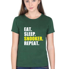 Load image into Gallery viewer, Snooker T-Shirt for Women-Dark Green-Ektarfa.online
