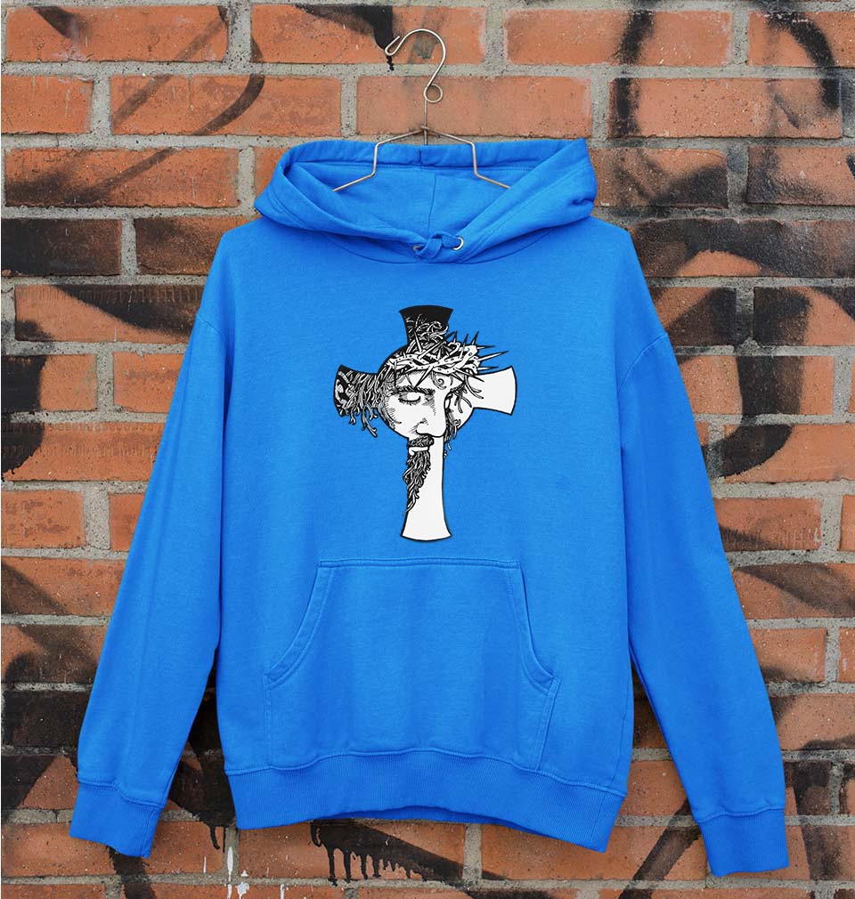Jesus Unisex Hoodie for Men/Women-Royal Blue-Ektarfa.online