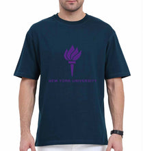 Load image into Gallery viewer, New York University Oversized T-Shirt for Men-Petrol Blue-Ektarfa.online
