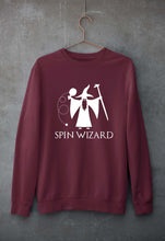 Load image into Gallery viewer, Table Tennis (TT) Wizard Unisex Sweatshirt for Men/Women-Maroon-Ektarfa.online
