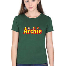 Load image into Gallery viewer, Archie T-Shirt for Women-Dark Green-Ektarfa.online
