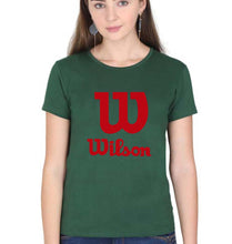 Load image into Gallery viewer, Wilson T-Shirt for Women-Dark Green-Ektarfa.online
