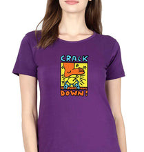 Load image into Gallery viewer, Keith Haring T-Shirt for Women-Purple-Ektarfa.online
