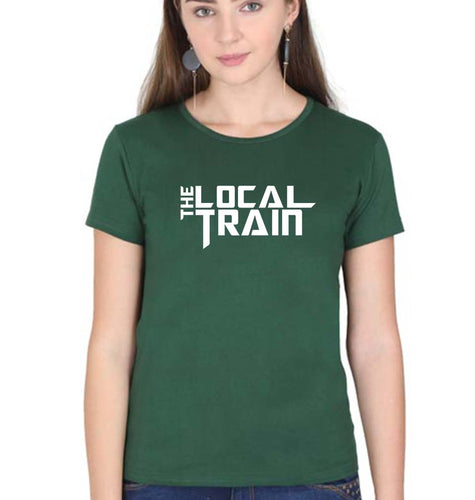 The Local Train T-Shirt for Women-Dark Green-Ektarfa.online