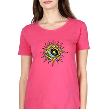 Load image into Gallery viewer, Psychedelic Chakra T-Shirt for Women-Pink-Ektarfa.online
