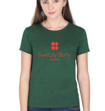 Load image into Gallery viewer, Sweaty Betty London T-Shirt for Women-Dark Green-Ektarfa.online
