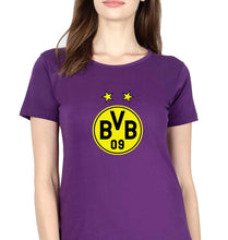Load image into Gallery viewer, Borussia Dortmund T-Shirt for Women-Purple-Ektarfa.online
