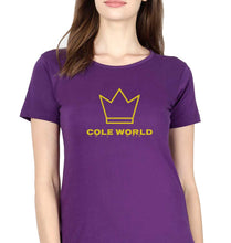 Load image into Gallery viewer, J. Cole World T-Shirt for Women-Purple-Ektarfa.online
