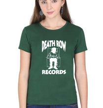Load image into Gallery viewer, Death Row Records T-Shirt for Women-Dark Green-Ektarfa.online
