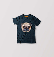 Load image into Gallery viewer, PUG Kids T-Shirt for Boy/Girl-Petrol Blue-Ektarfa.online
