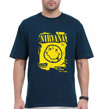 Load image into Gallery viewer, Nirvana Oversized T-Shirt for Men-Petrol Blue-Ektarfa.online

