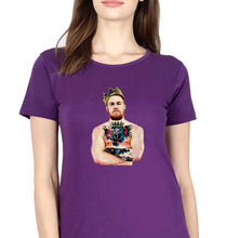 Load image into Gallery viewer, Conor McGregor UFC T-Shirt for Women-Purple-Ektarfa.online

