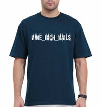 Load image into Gallery viewer, Nine Inch Nails Oversized T-Shirt for Men-Petrol Blue-Ektarfa.online

