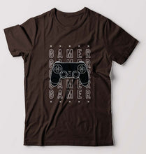 Load image into Gallery viewer, Geek Gamer T-Shirt for Men-Coffee Brown-Ektarfa.online
