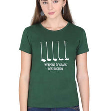 Load image into Gallery viewer, Golf T-Shirt for Women-Dark Green-Ektarfa.online
