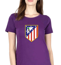 Load image into Gallery viewer, Atlético Madrid T-Shirt for Women-Purple-Ektarfa.online

