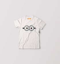 Load image into Gallery viewer, Minion Pop Eyes Kids T-Shirt for Boy/Girl-White-Ektarfa.online
