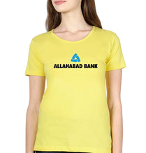 Load image into Gallery viewer, Allahabad Bank T-Shirt for Women-Yellow-Ektarfa.online
