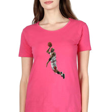 Load image into Gallery viewer, Michael Jordan T-Shirt for Women-Pink-Ektarfa.online
