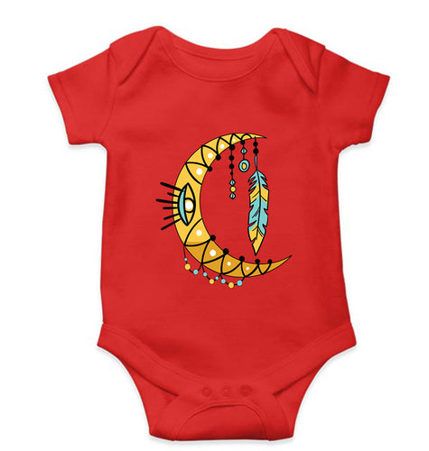 Dream Catcher Moon Kids Romper For Baby Boy/Girl-Red-Ektarfa.online