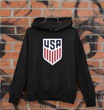 Load image into Gallery viewer, USA Football Unisex Hoodie for Men/Women-Black-Ektarfa.online

