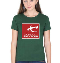 Load image into Gallery viewer, World Snooker (WST) T-Shirt for Women-Dark Green-Ektarfa.online
