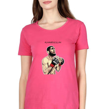 Load image into Gallery viewer, Khabib Nurmagomedov T-Shirt for Women-Pink-Ektarfa.online
