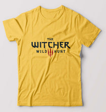 Load image into Gallery viewer, Witcher T-Shirt for Men-Golden Yellow-Ektarfa.online
