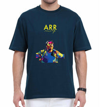 Load image into Gallery viewer, A. R. Rahman Oversized T-Shirt for Men-Petrol Blue-Ektarfa.online
